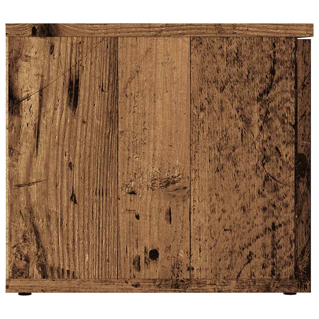 ντουλάπι τηλεόρασης vidaXL Παλιό ξύλο 80x34x30 cm Κατασκευασμένο ξύλο