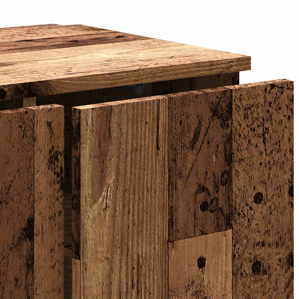 ντουλάπι τηλεόρασης vidaXL Παλιό ξύλο 80x34x30 cm Κατασκευασμένο ξύλο