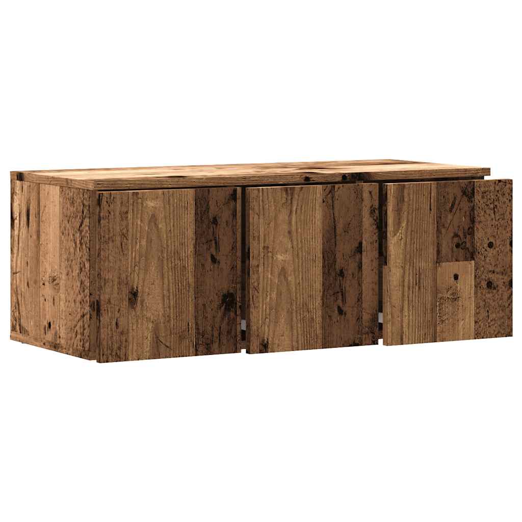 ντουλάπι τηλεόρασης vidaXL Παλιό ξύλο 80x34x30 cm Κατασκευασμένο ξύλο