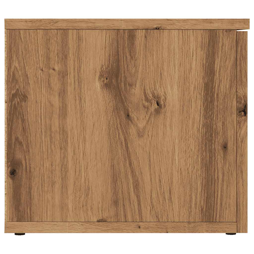 ντουλάπι τηλεόρασης vidaXL Artisan Oak 80x34x30 cm Κατασκευασμένο ξύλο