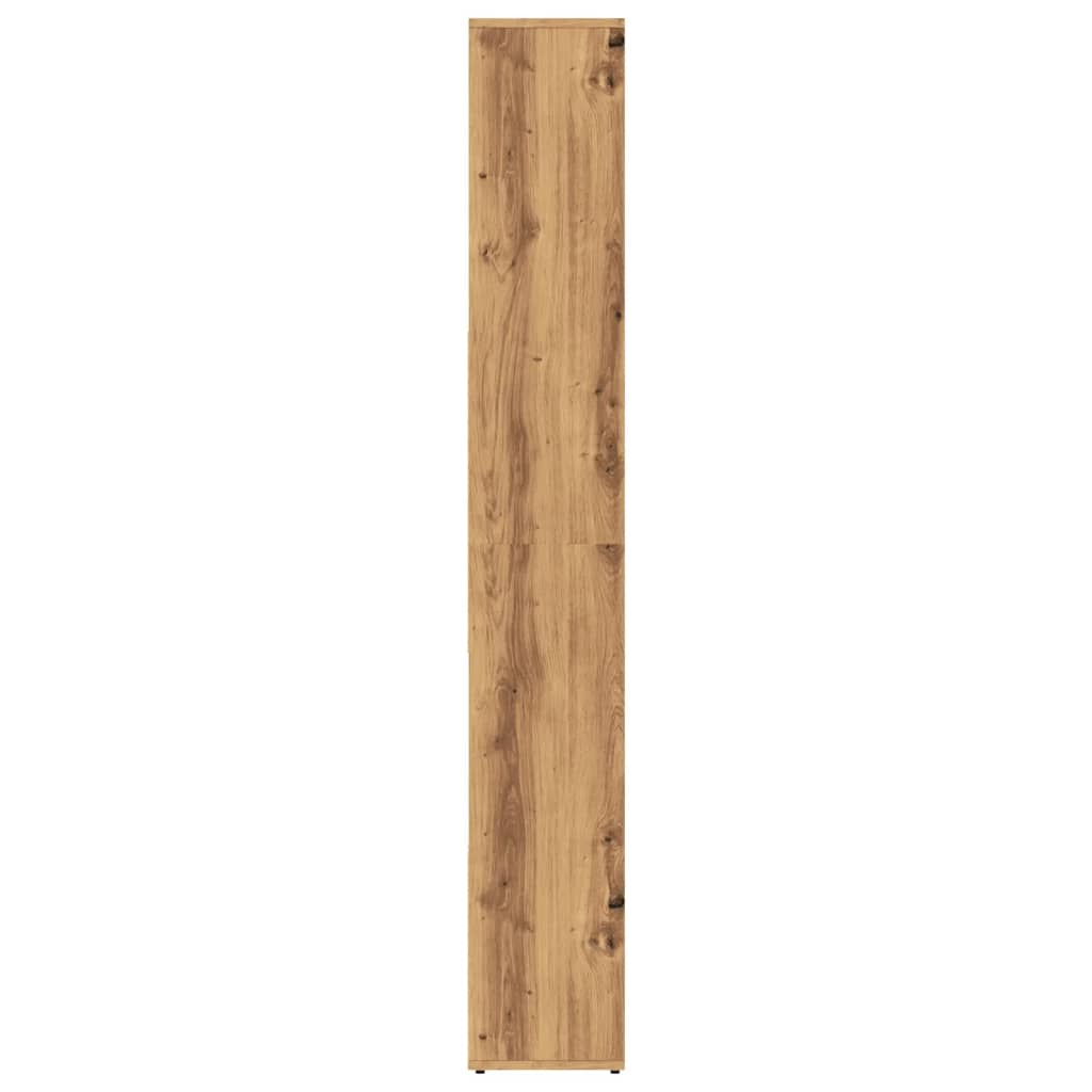 vidaXL Βιβλιοθήκη Αρτισιανή Δρυς 67x24x161 εκ. Επεξ. Ξύλο