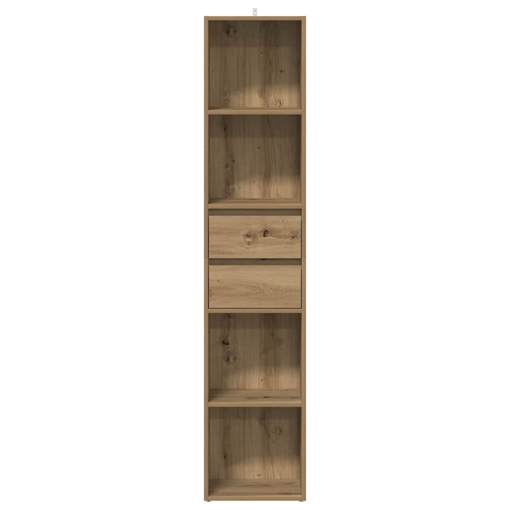 vidaXL Ντουλάπι βιβλίων Artisan Oak 36x30x171 cm Κατασκευασμένο ξύλο