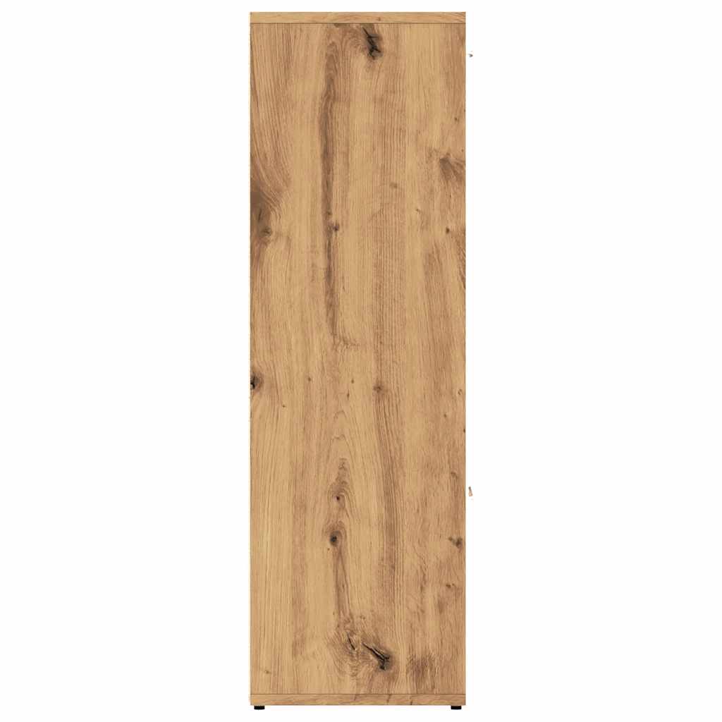 vidaXL Βιβλιοθήκη Τεχνίτης Δρυς 90x28x90 εκ. Επεξεργασμένο Ξύλο