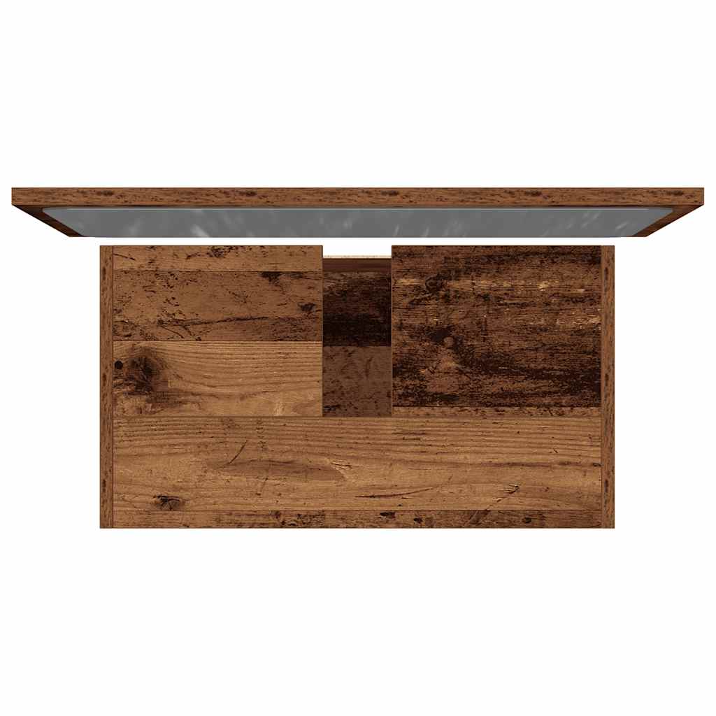 vidaXL Σετ Επίπλων Μπάνιου 2Τεμαχίων Παλιό Ξύλο από Επεξεργασμένο Ξύλο