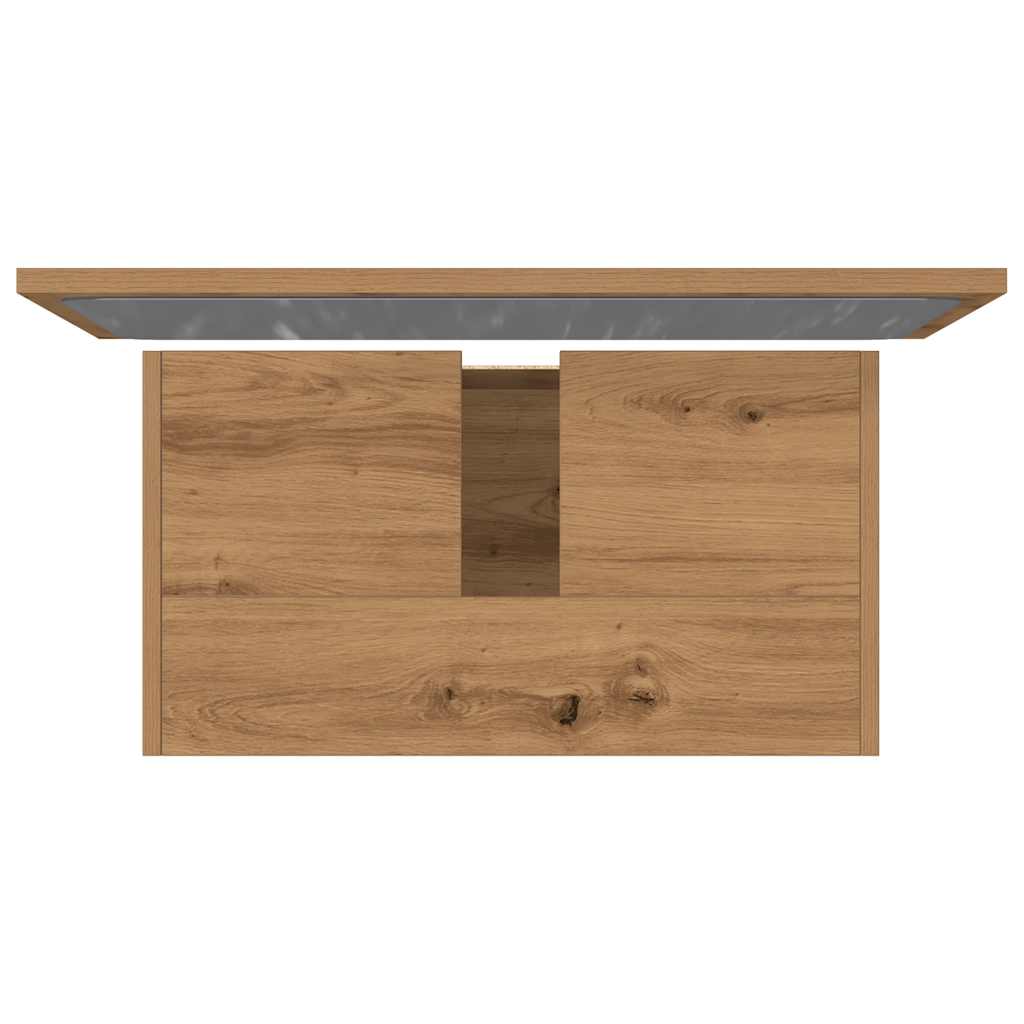 vidaXL Σετ Επίπλων Μπάνιου 2 Τεμαχίων Τεχνίτης Δρυς από Τεχν. Ξύλο