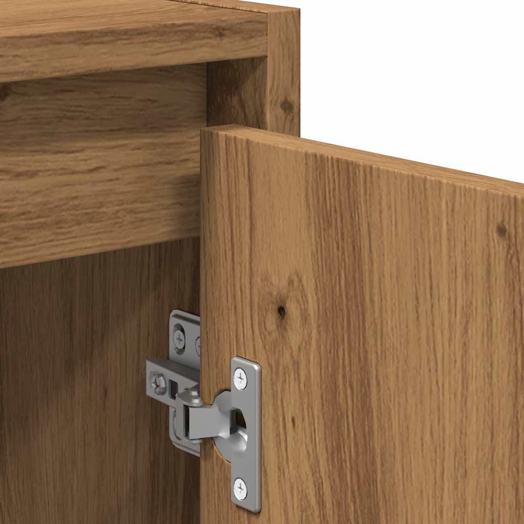 vidaXL Σετ Επίπλων Μπάνιου 2 Τεμαχίων Τεχνίτης Δρυς από Τεχν. Ξύλο