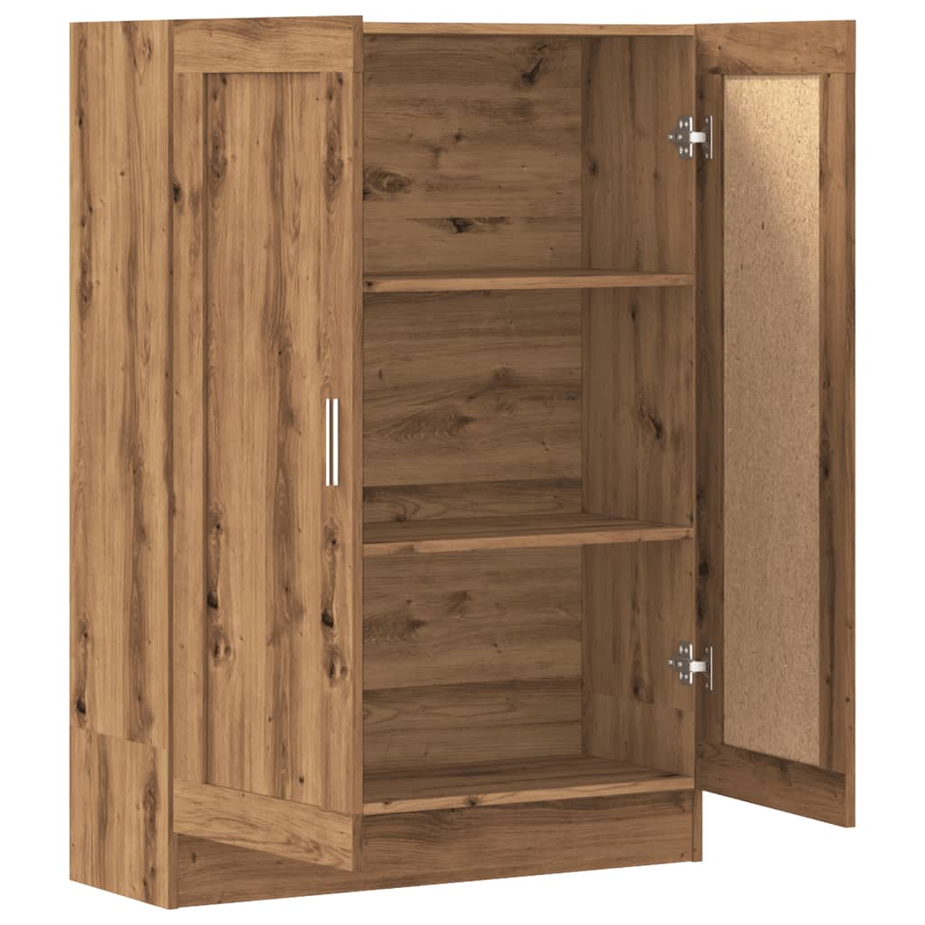 vidaXL Βιβλιοθήκη Artisan Δρυς 82,5x30,5x115 εκ. Επεξεργασμένο Ξύλο