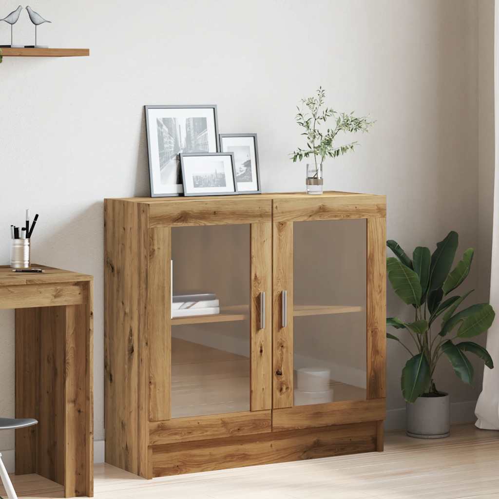vidaXL Βιβλιοθήκη Artisan Δρυς 82,5x30,5x80 εκ. Επεξεργασμένο Ξύλο