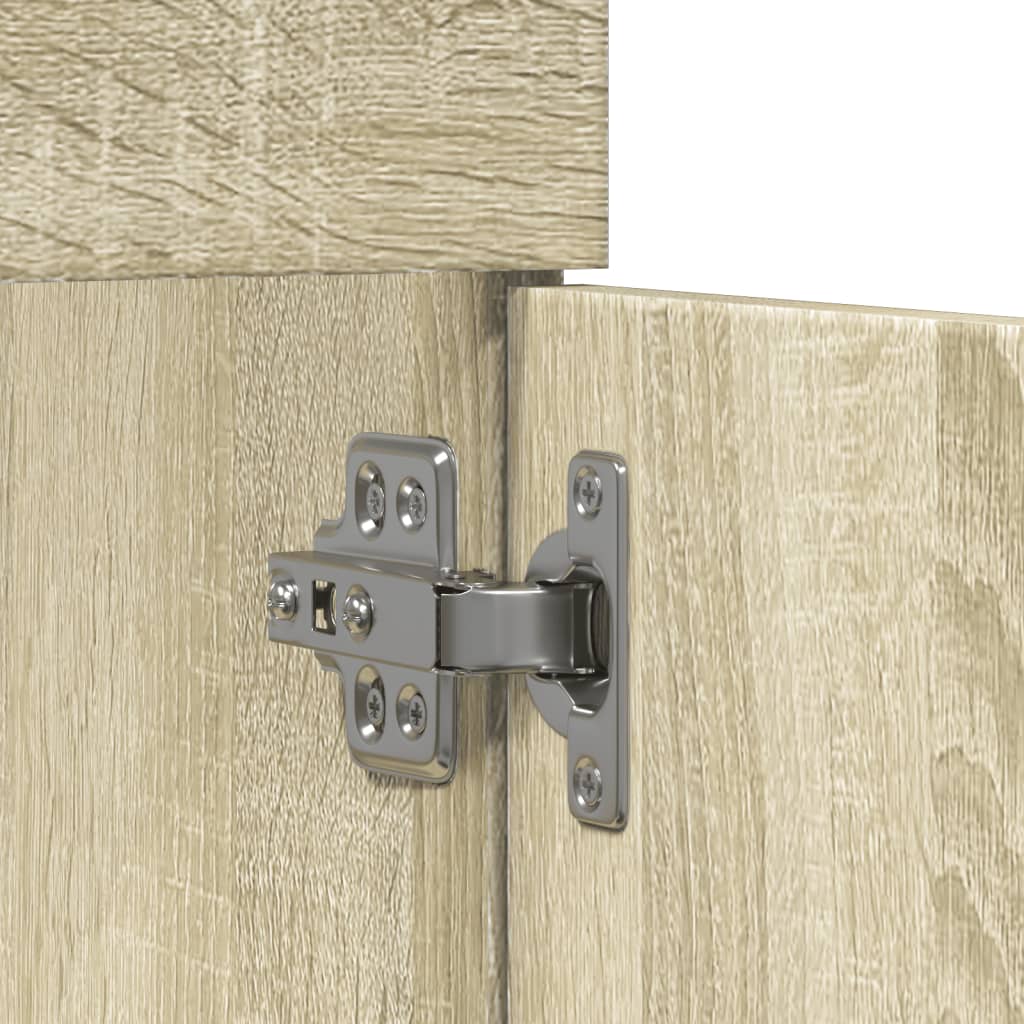 vidaXL Ντουλάπι Νιπτήρα Μπάνιου Sonoma Δρυς 90x38,5x46 εκ. Επεξ. Ξύλο