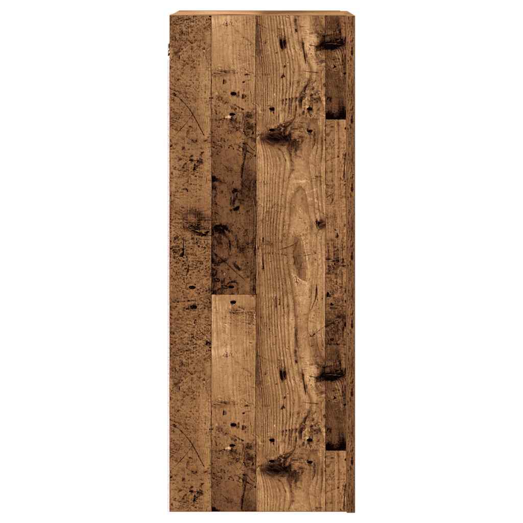 ντουλάπι τηλεόρασης vidaXL Παλιό ξύλο 30,5x30x90 cm Ξύλινη κατασκευή