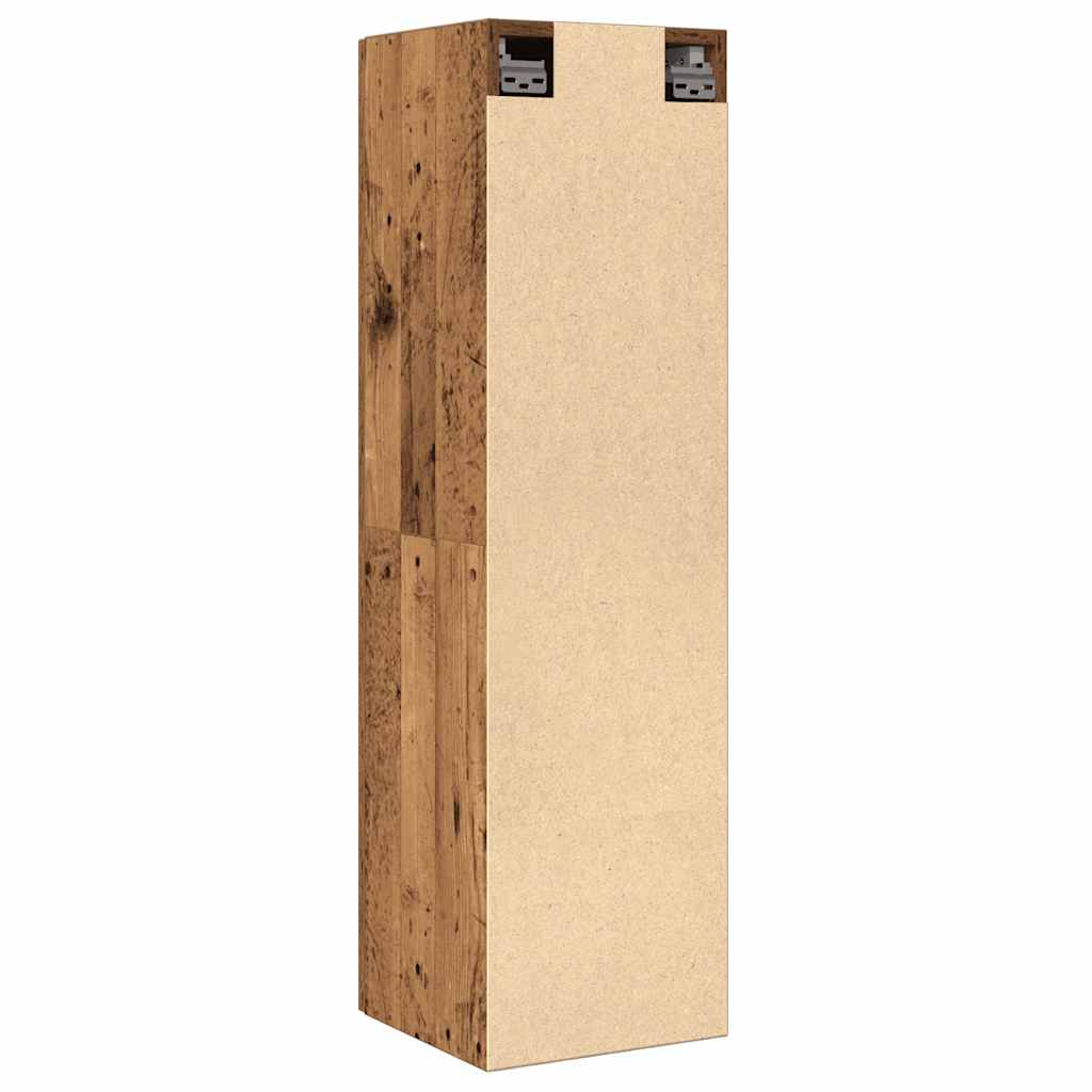 ντουλάπι τηλεόρασης vidaXL Παλιό ξύλο 30,5x30x110 cm Ξύλινη κατασκευή