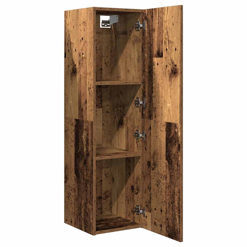 ντουλάπι τηλεόρασης vidaXL Παλιό ξύλο 30,5x30x110 cm Ξύλινη κατασκευή