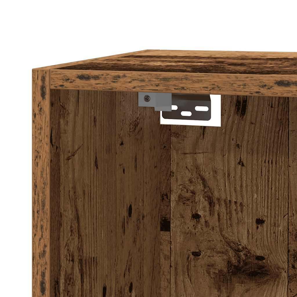 ντουλάπι τηλεόρασης vidaXL Παλιό ξύλο 30,5x30x110 cm Ξύλινη κατασκευή