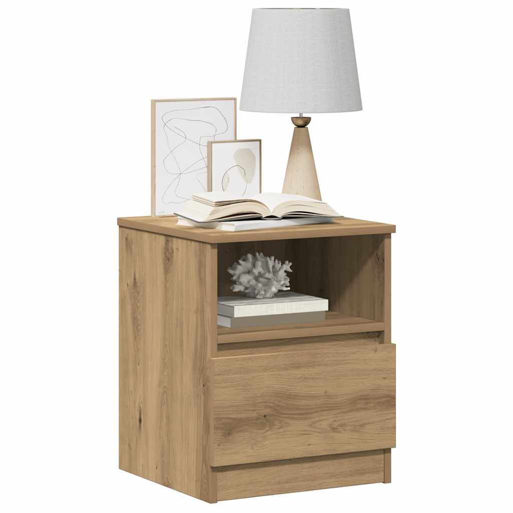 vidaXL Κομοδίνο ντουλάπι Artisan Oak 40x40x50 cm Κατασκευασμένο ξύλο