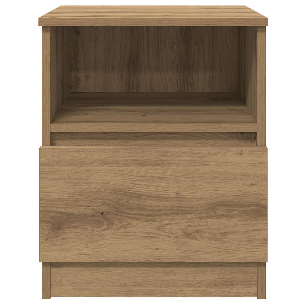vidaXL Κομοδίνα 2 τεμάχια Artisan Oak 40x40x50 cm Κατασκευασμένο ξύλο