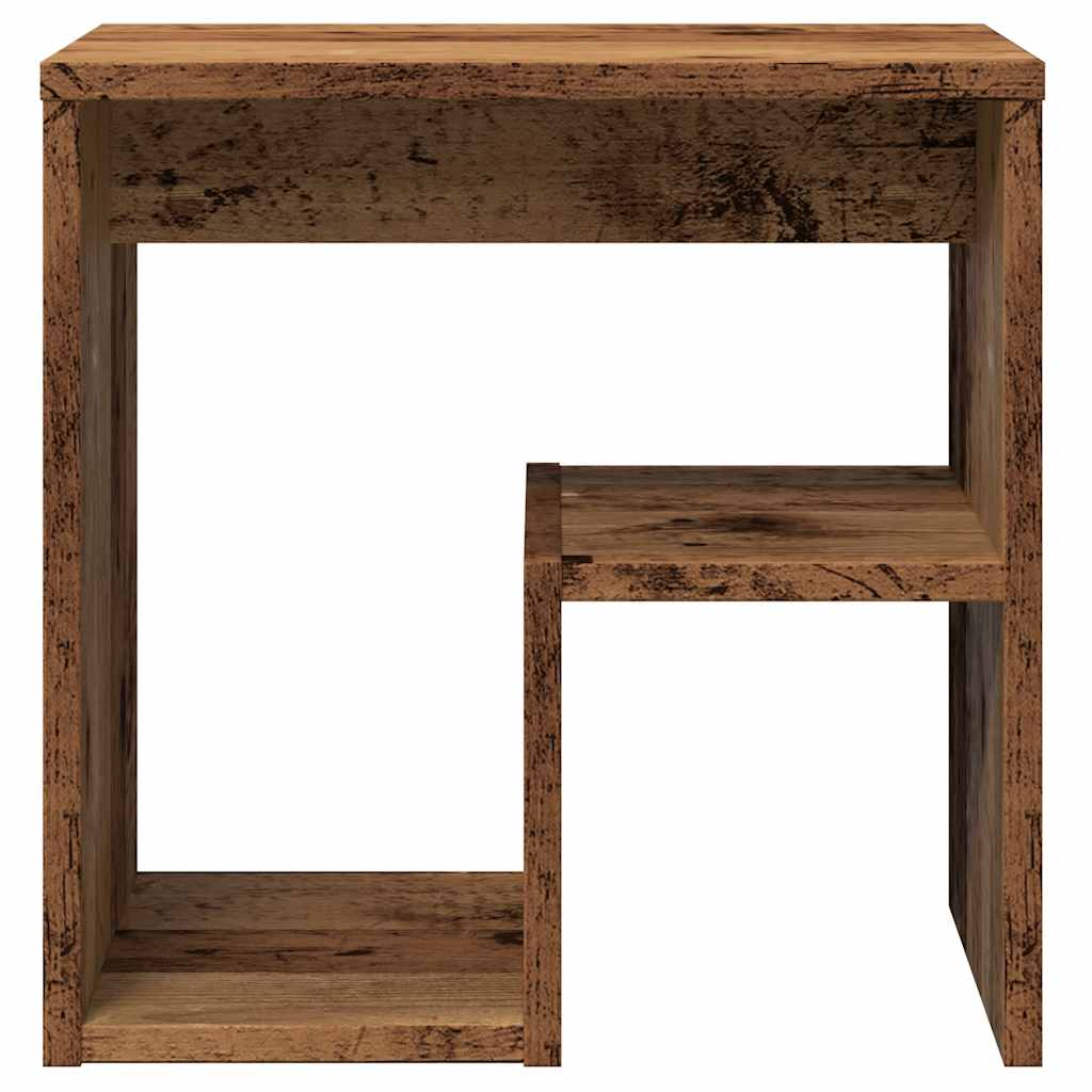 vidaXL Κομοδίνο Όψη Παλαιού Ξύλου 40 x 30 x 40 εκ. από Επεξ. Ξύλο