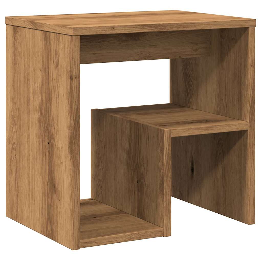 vidaXL Κομοδίνα 2 τεμ. Τεχνίτης Δρυς 40x30x40 εκ. από Επεξεργ. Ξύλο
