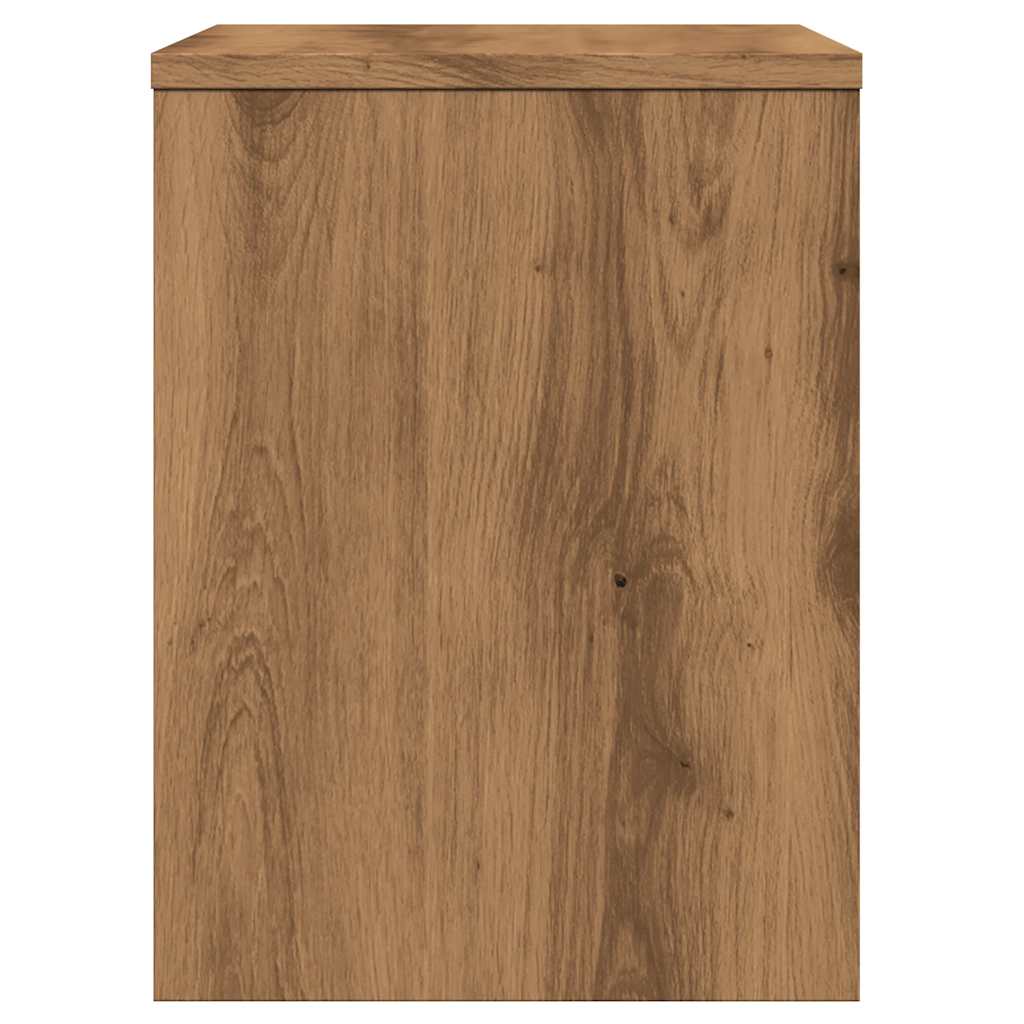 vidaXL Κομοδίνα 2 τεμ. Τεχνίτης Δρυς 40x30x40 εκ. από Επεξεργ. Ξύλο
