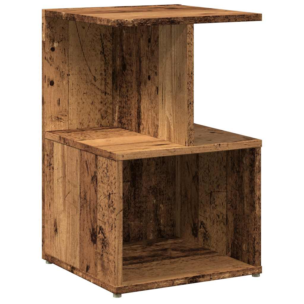 vidaXL Κομοδίνα 2 τεμάχια Παλιό ξύλο 35x35x55 cm Κατασκευασμένο ξύλο