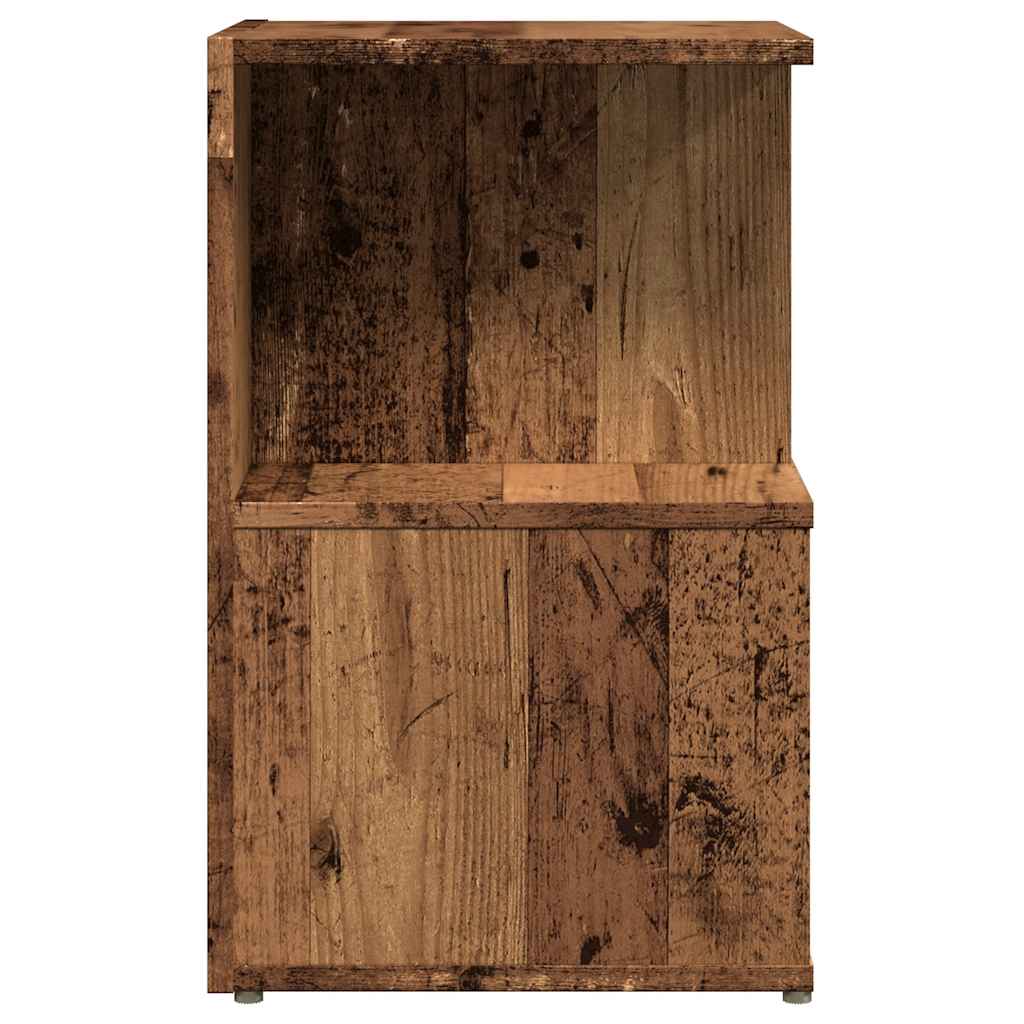vidaXL Κομοδίνα 2 τεμάχια Παλιό ξύλο 35x35x55 cm Κατασκευασμένο ξύλο