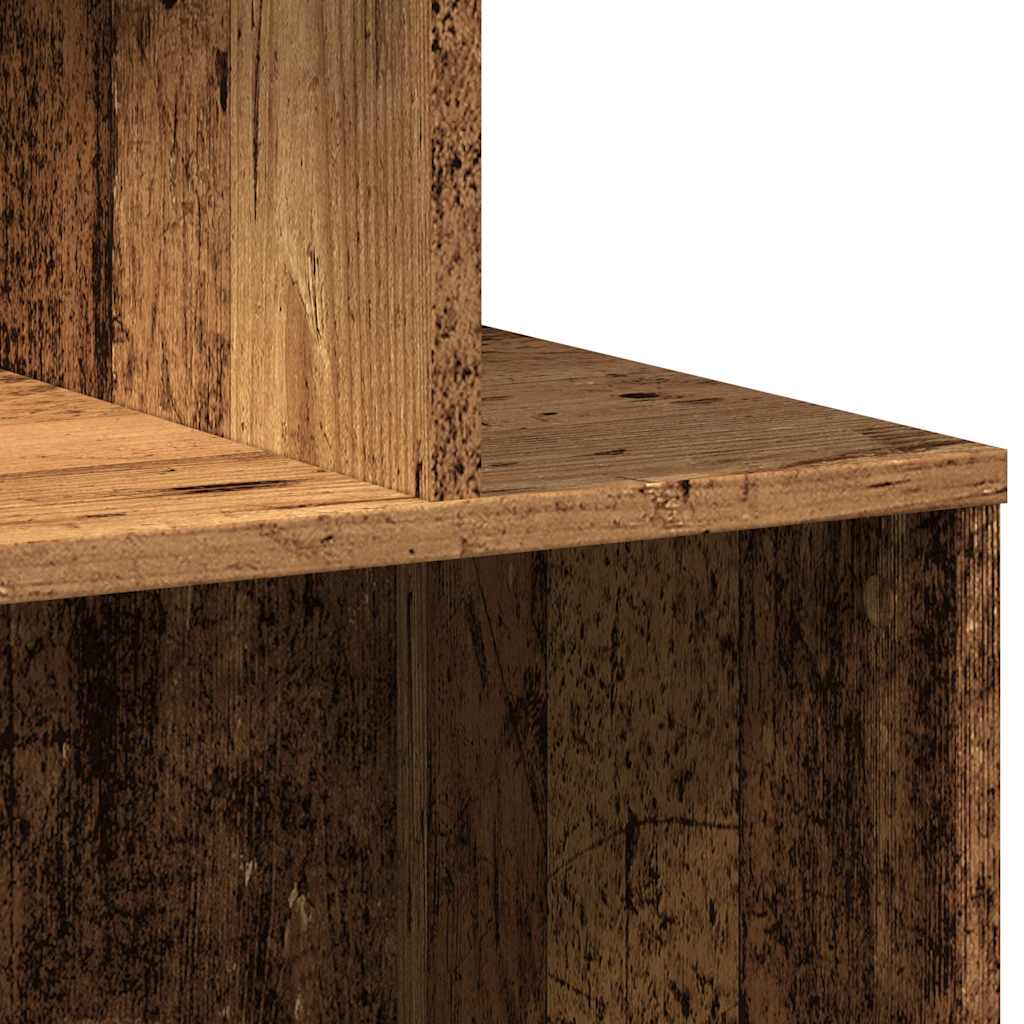 vidaXL Κομοδίνα 2 τεμάχια Παλιό ξύλο 35x35x55 cm Κατασκευασμένο ξύλο