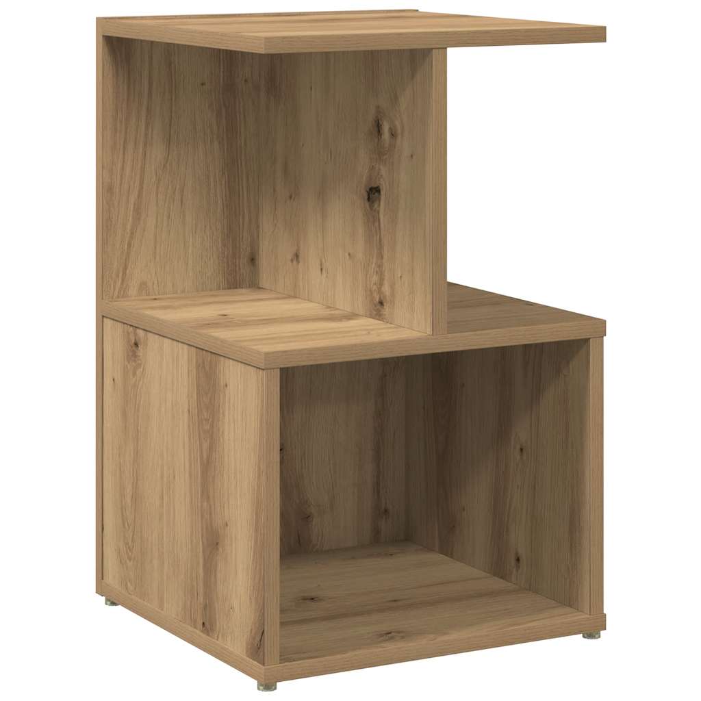vidaXL Κομοδίνα 2 τεμάχια Artisan Oak 35x35x55 cm Κατασκευασμένο ξύλο