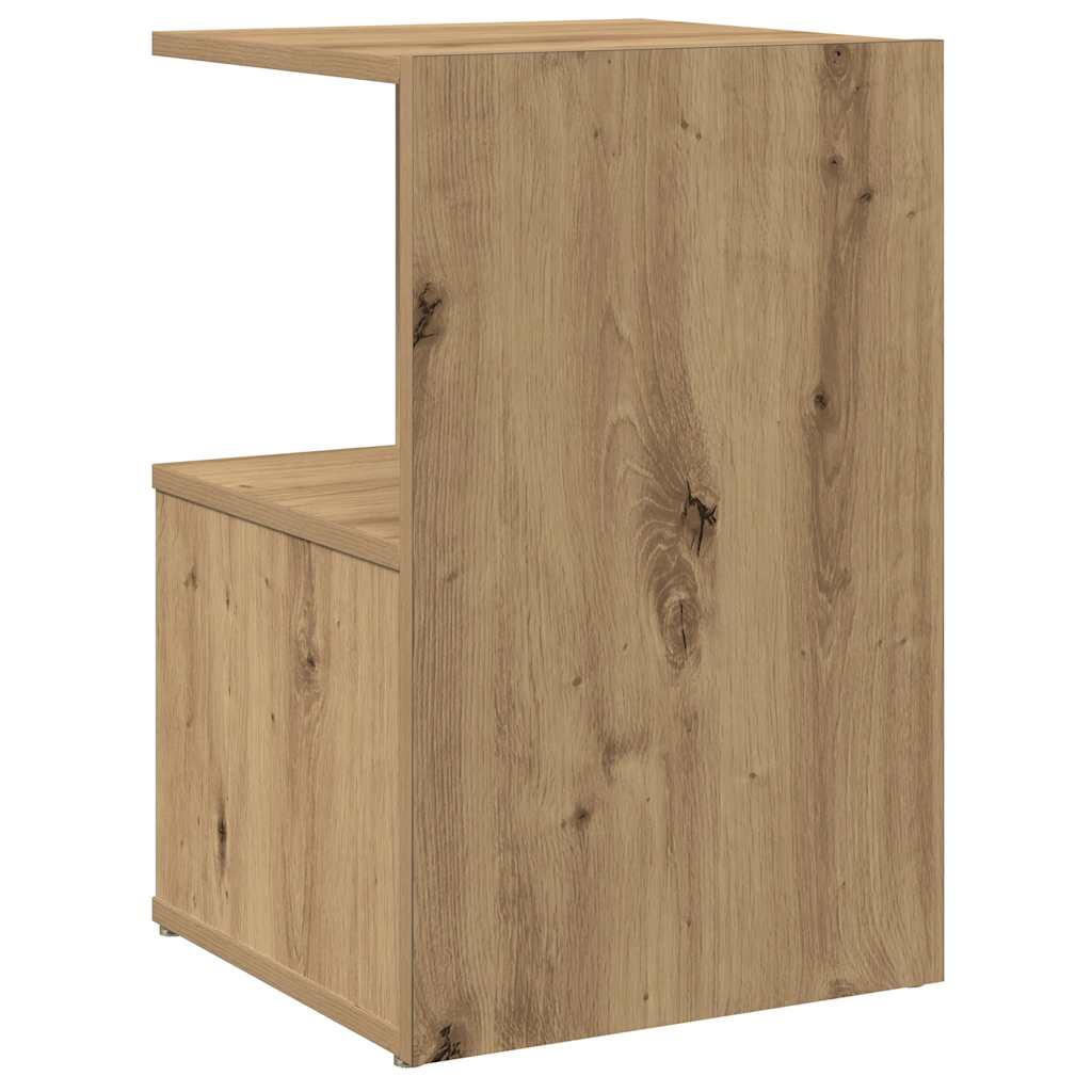 vidaXL Κομοδίνα 2 τεμάχια Artisan Oak 35x35x55 cm Κατασκευασμένο ξύλο