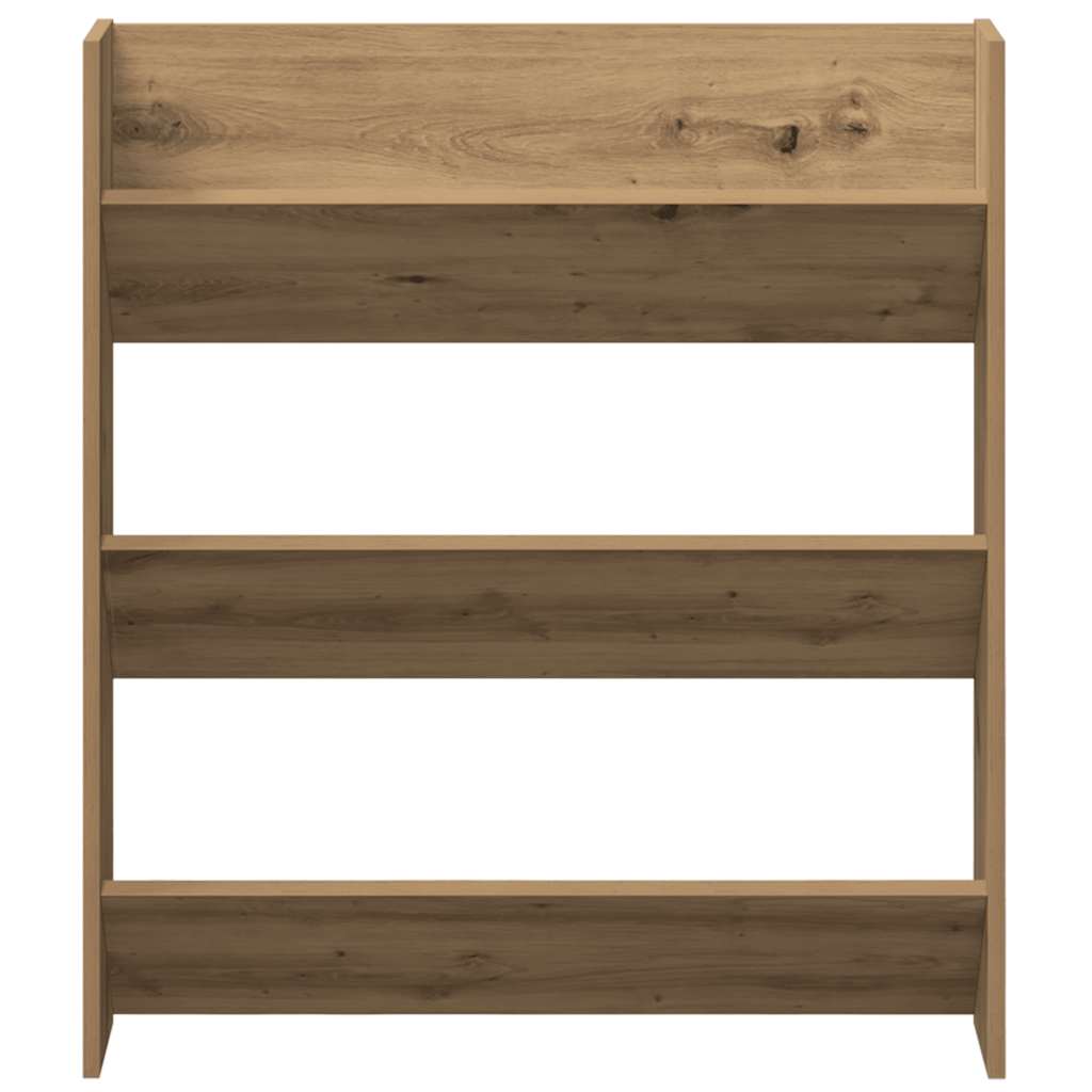 vidaXL Ντουλάπι παπουτσιών τοίχου Artisan Oak Κατασκευασμένο ξύλο