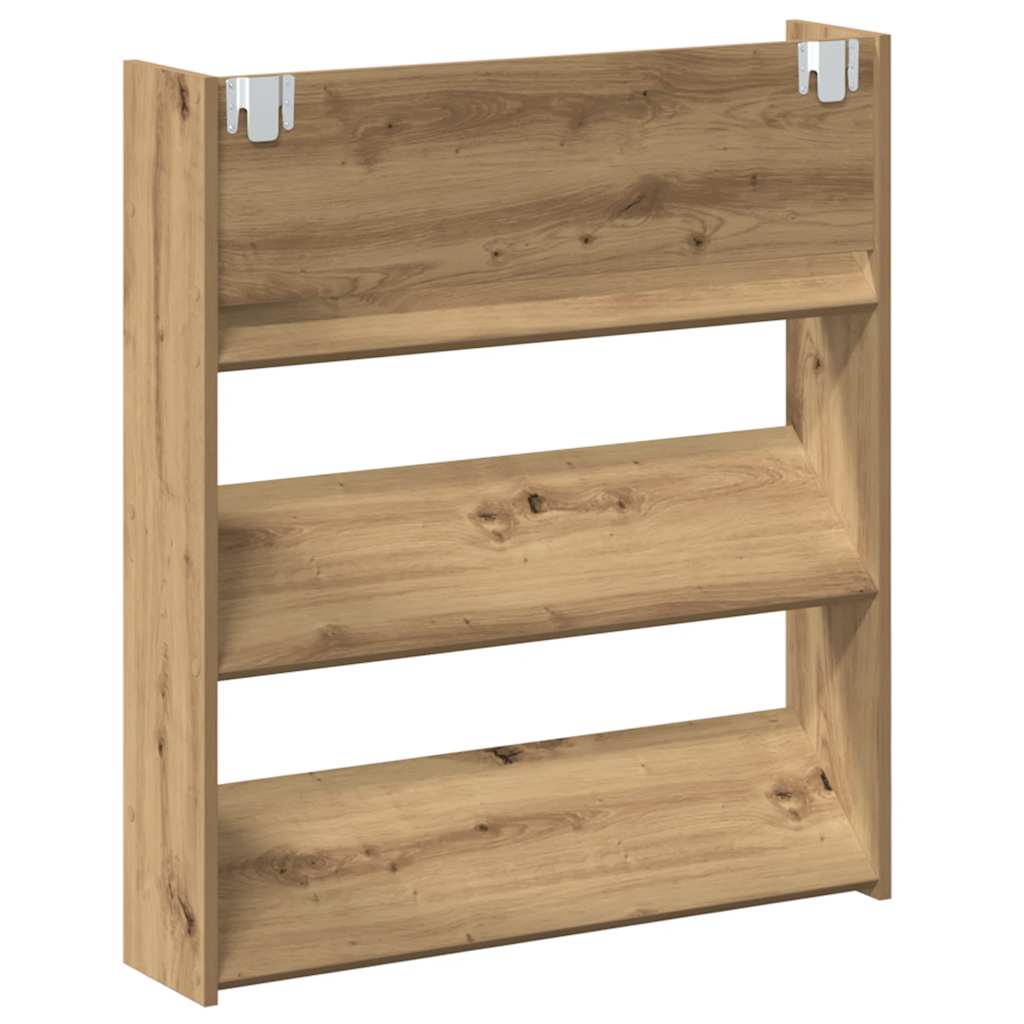 vidaXL Ντουλάπι παπουτσιών τοίχου Artisan Oak Κατασκευασμένο ξύλο