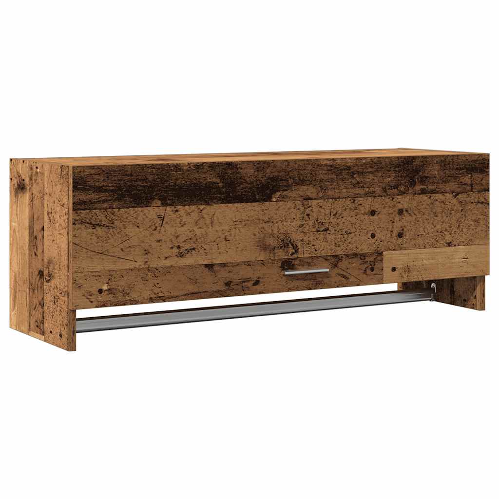 vidaXL Ντουλάπα Παλαιό ξύλο 100x32,5x35 cm Ξύλινο μηχανουργικό ξύλο