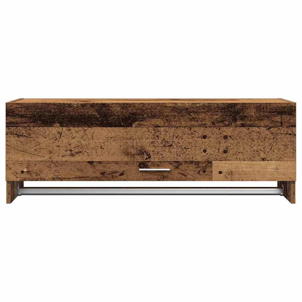 vidaXL Ντουλάπα Παλαιό ξύλο 100x32,5x35 cm Ξύλινο μηχανουργικό ξύλο