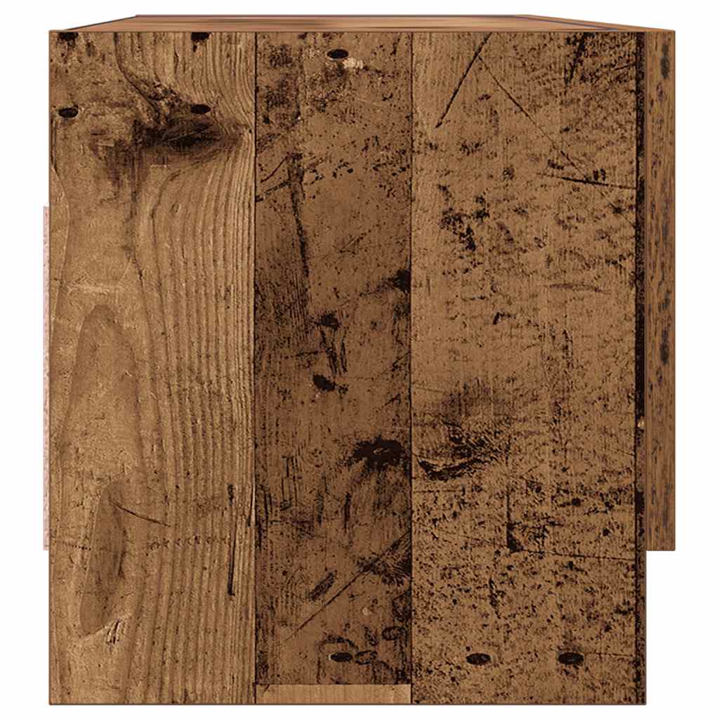 vidaXL Ντουλάπα Παλαιό ξύλο 100x32,5x35 cm Ξύλινο μηχανουργικό ξύλο