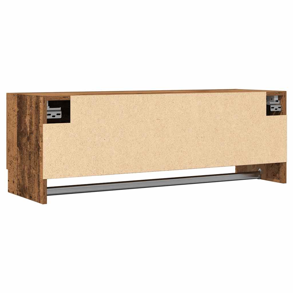 vidaXL Ντουλάπα Παλαιό ξύλο 100x32,5x35 cm Ξύλινο μηχανουργικό ξύλο