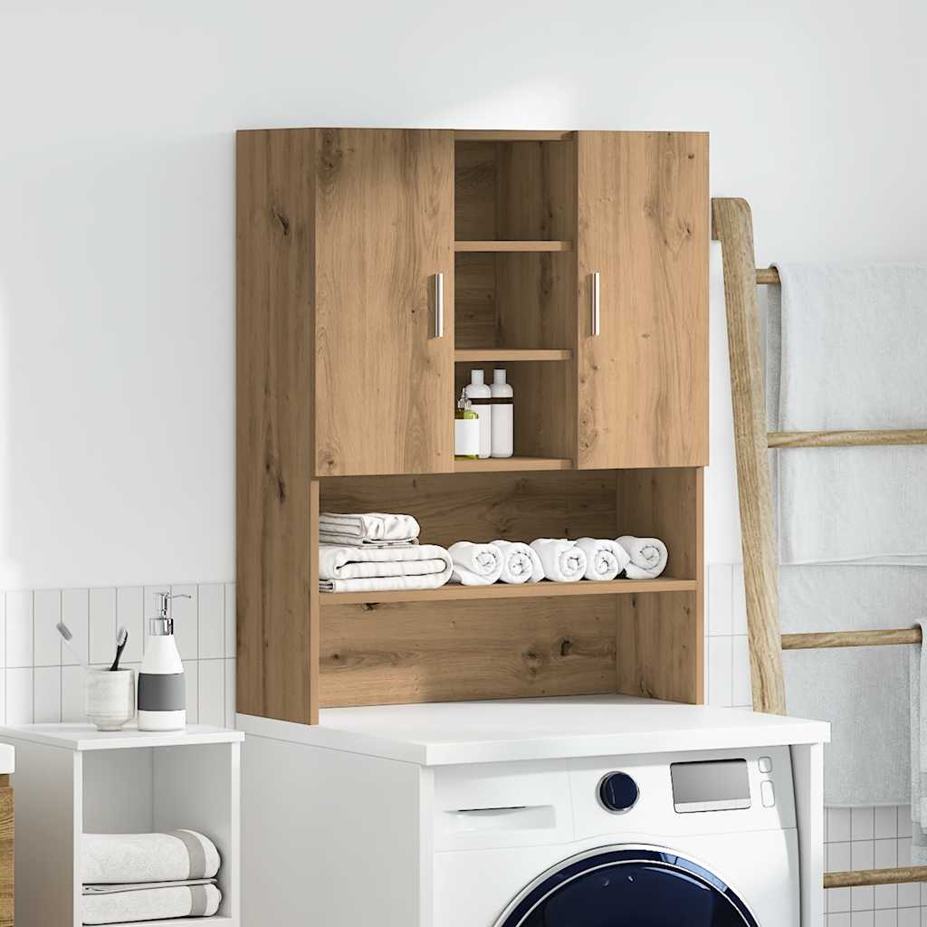 vidaXL Ντουλάπι Πλυντηρίου τεχνίτης Δρυς 70,5 x 25,5 x 90 εκ.