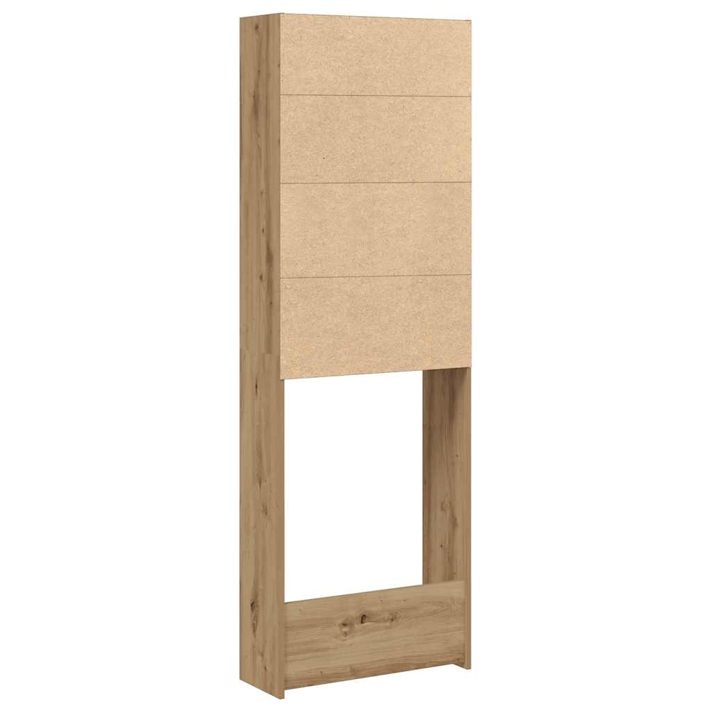 vidaXL Ντουλάπι πλυντηρίου ρούχων Artisan Oak 64x24x190 cm