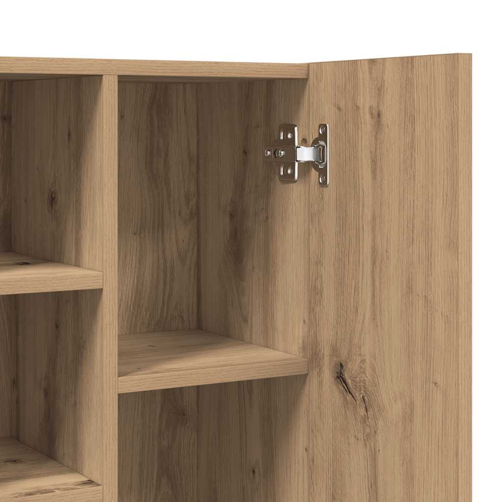 vidaXL Ντουλάπι Πλυντηρίου τεχνίτης Δρυς 64 x 25,5 x 190 εκ.