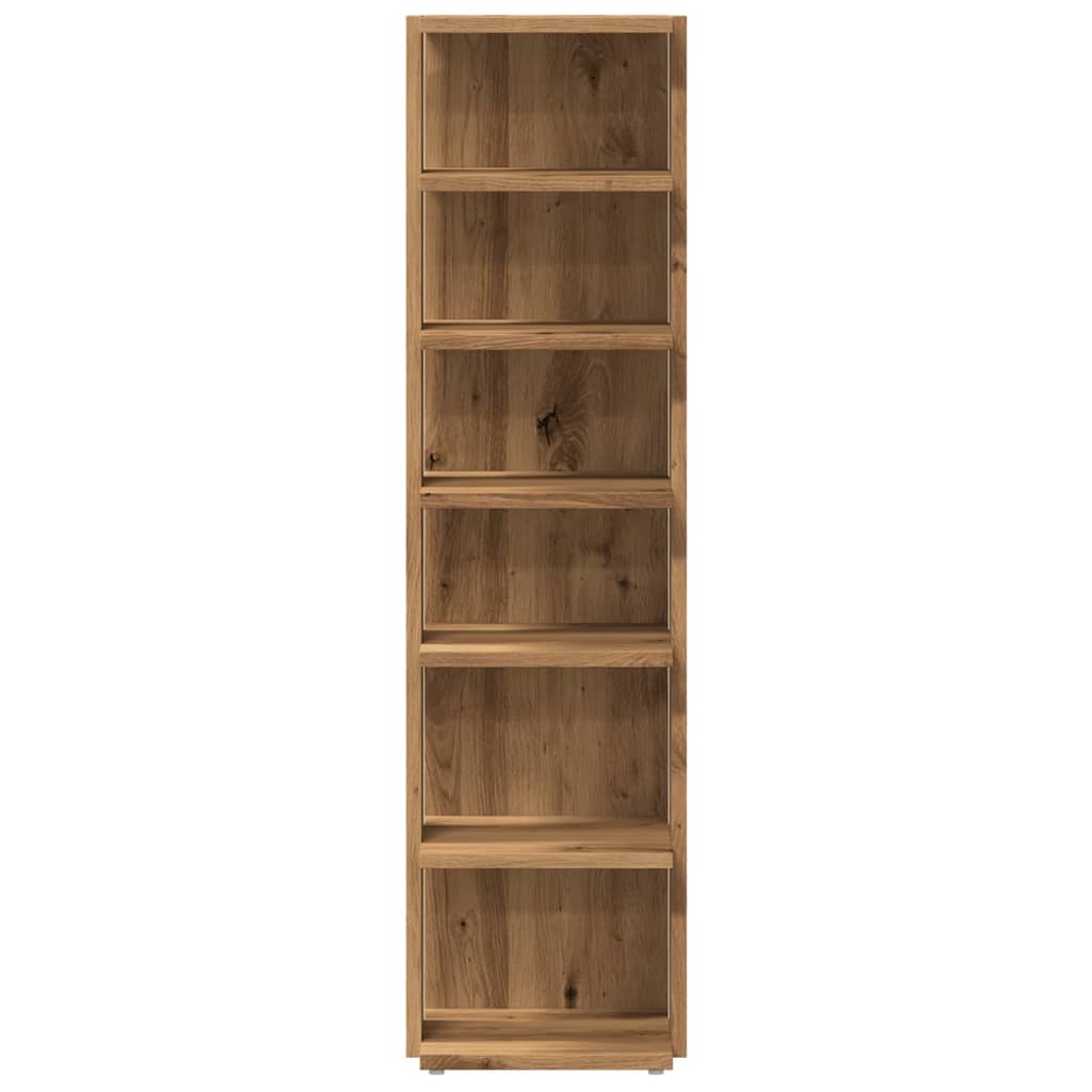 vidaXL Παπουτσοθήκη Χρώμα Αρτισιανή Δρυς 28x27x102 εκ. Επεξ. Ξύλο