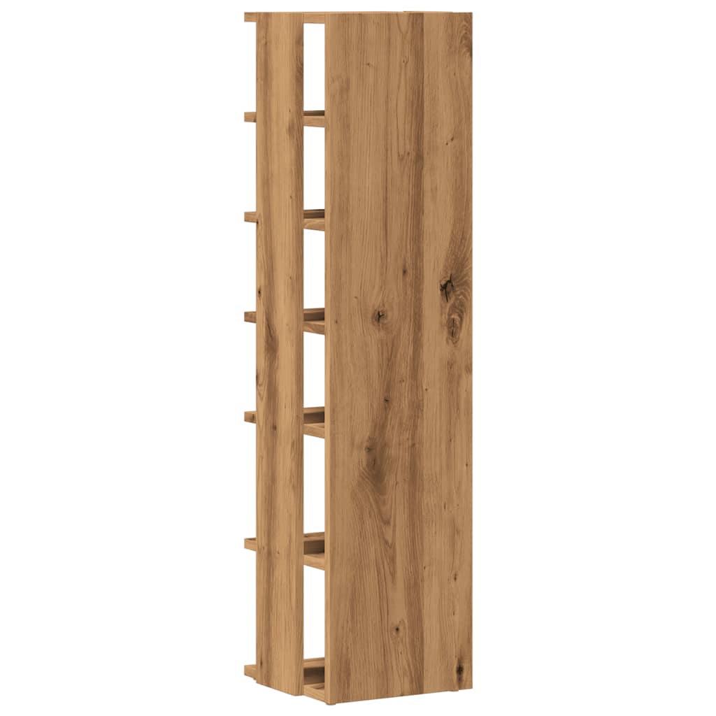 vidaXL Παπουτσοθήκη Χρώμα Αρτισιανή Δρυς 28x27x102 εκ. Επεξ. Ξύλο