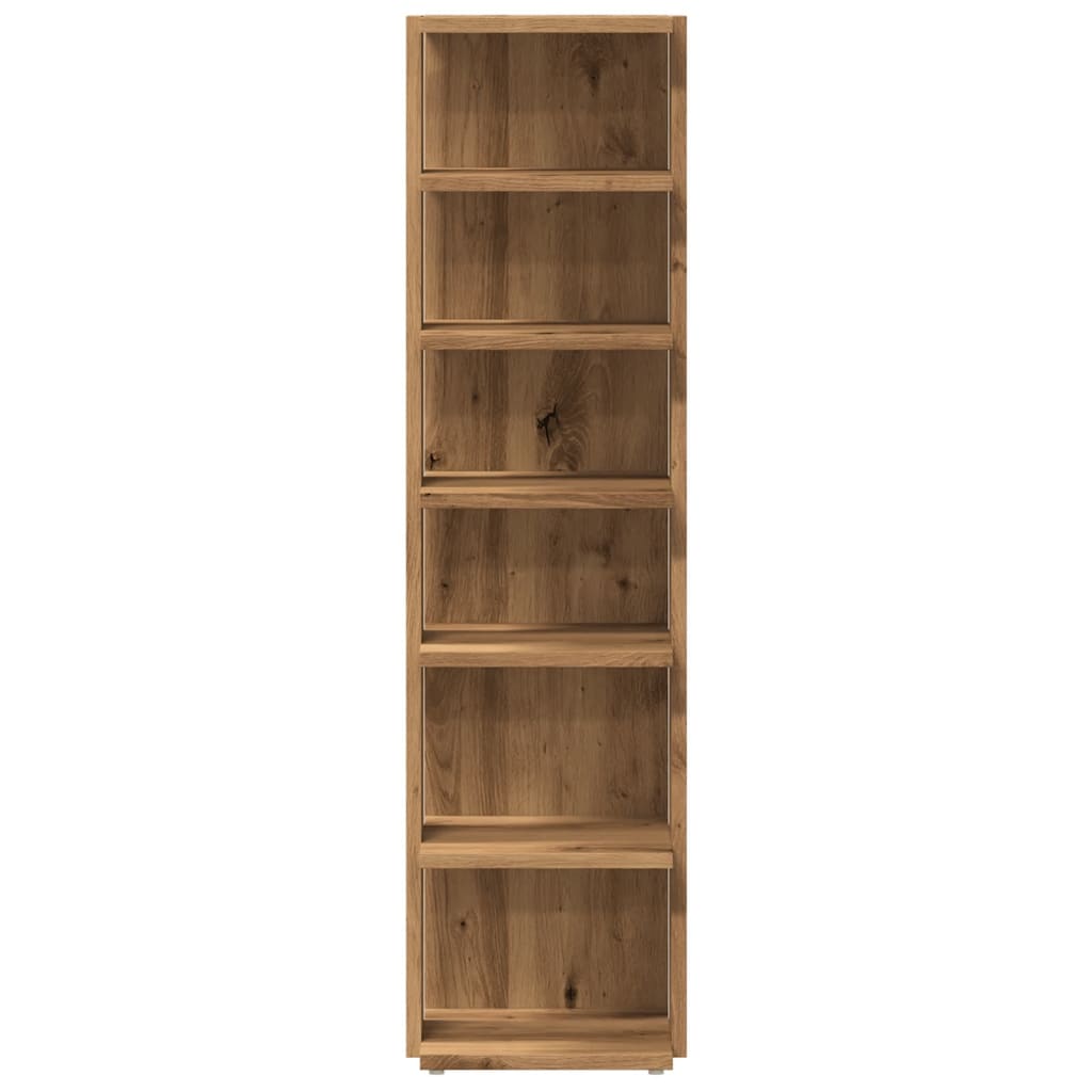 vidaXL Παπουτσοθήκες 2 τεμ. Αρτισιανή Δρυς 28x27x102 εκ. Επεξ. Ξύλο