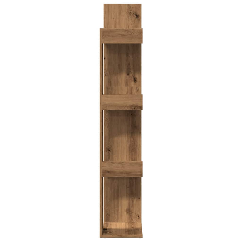 vidaXL Ντουλάπι βιβλίων Artisan Oak 86x25,5x140 cm Ξύλο μηχανής