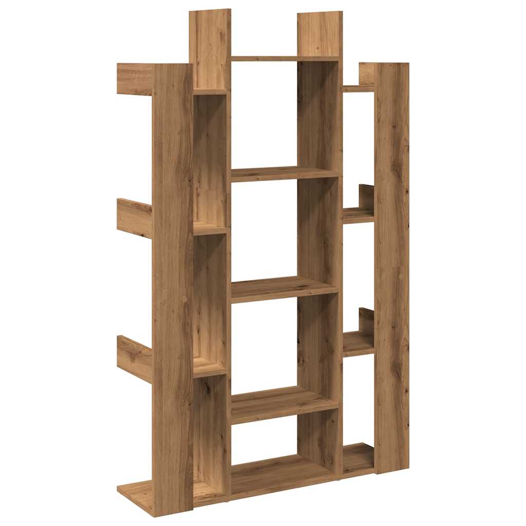vidaXL Ντουλάπι βιβλίων Artisan Oak 86x25,5x140 cm Ξύλο μηχανής