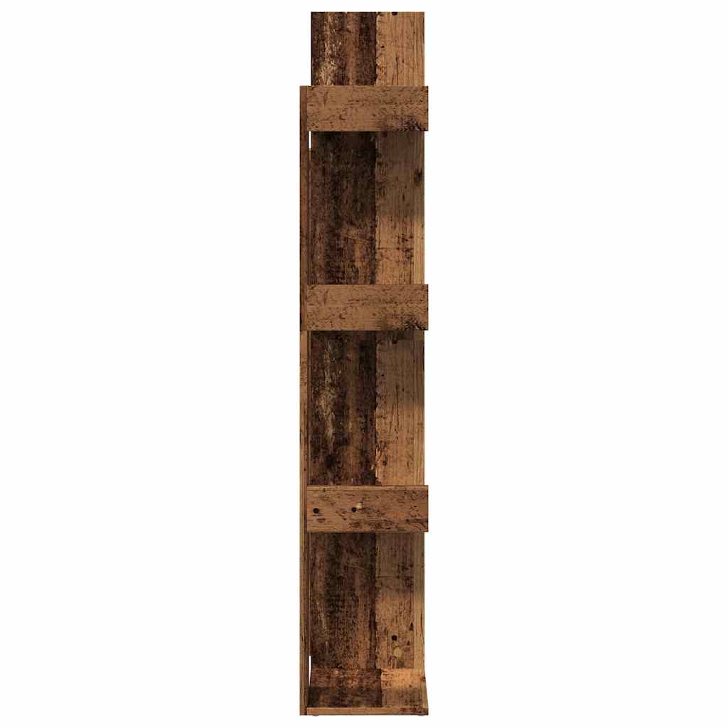 vidaXL Βιβλιοθήκη Παλιό Ξύλο 48 x 25,5 x 140 εκ. από Μοριοσανίδα