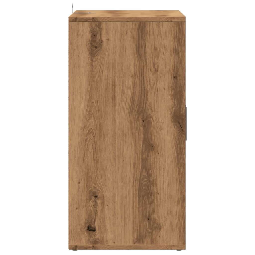 vidaXL Παπουτσοθήκη Τεχνίτης Δρυς 60x35x70 εκ. από Επεξεργασμένο Ξύλο