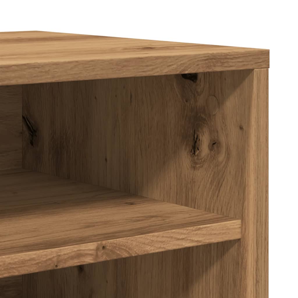 vidaXL Παπουτσοθήκη Αρτισιανή Δρυς 60x35x70 εκ. Επεξεργασμένο Ξύλο