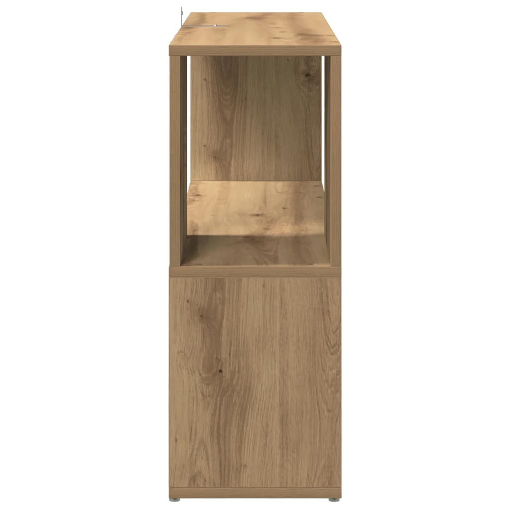 vidaXL Ντουλάπι βιβλίων/διαχωριστικό δωματίου Artisan Oak 80x24x63 cm