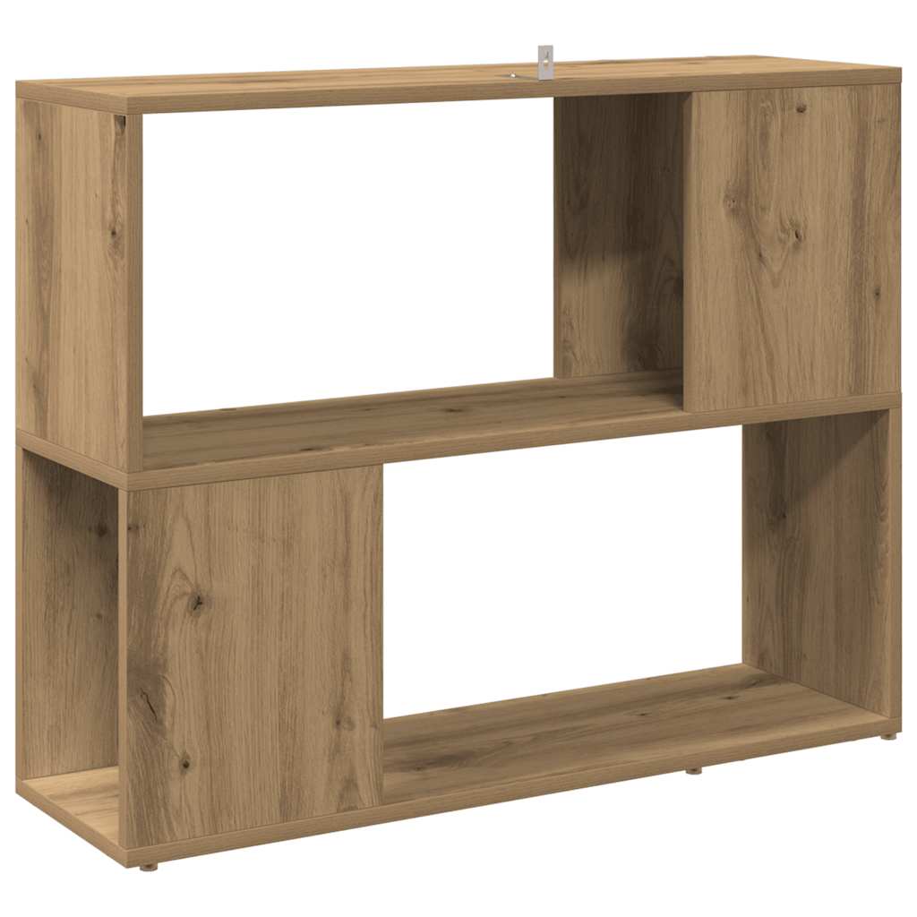 vidaXL Ντουλάπι βιβλίων/διαχωριστικό δωματίου Artisan Oak 80x24x63 cm