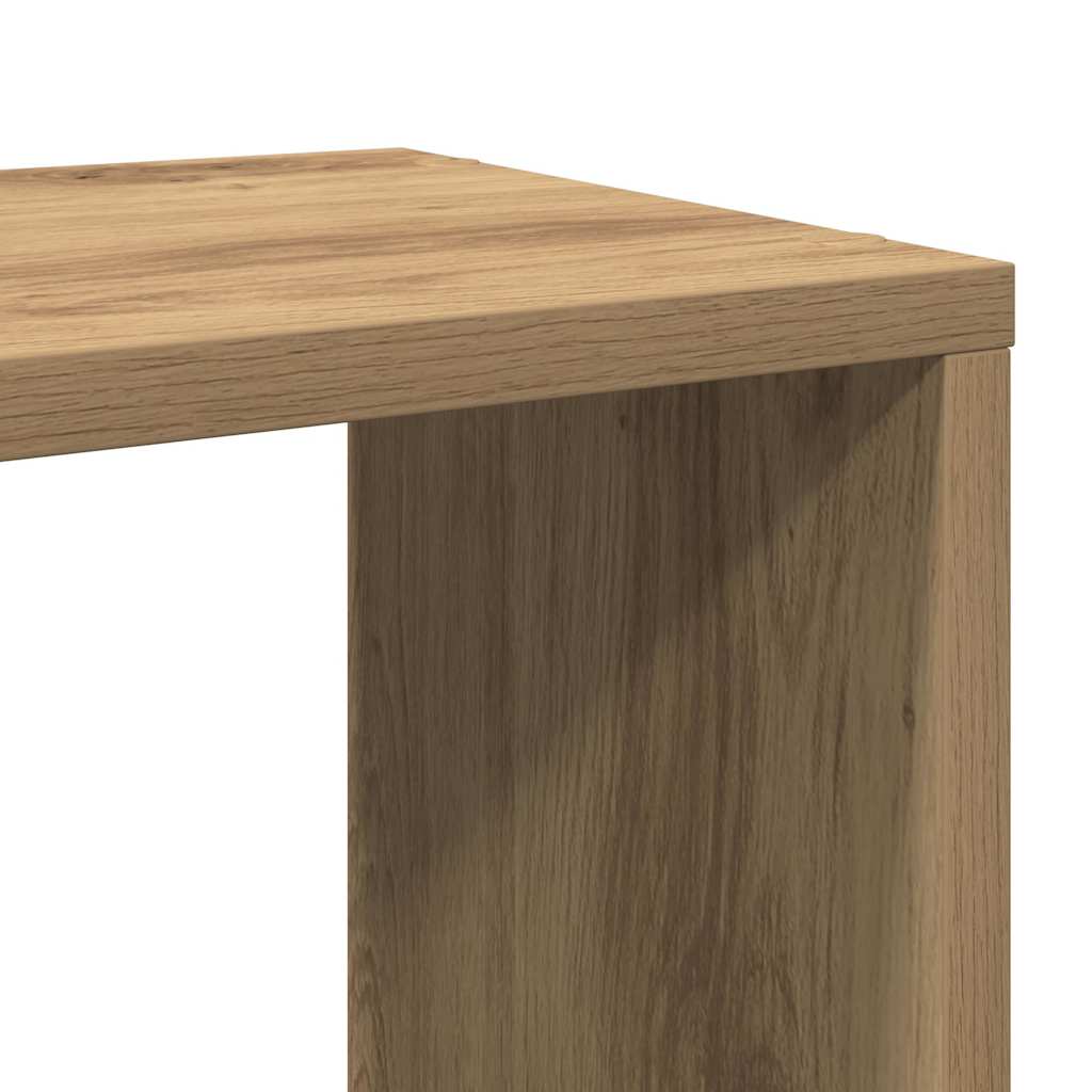 vidaXL Βιβλιοθήκη Αρτισιανή Δρυς 100x24x63 εκ. Επεξεργ. Ξύλο