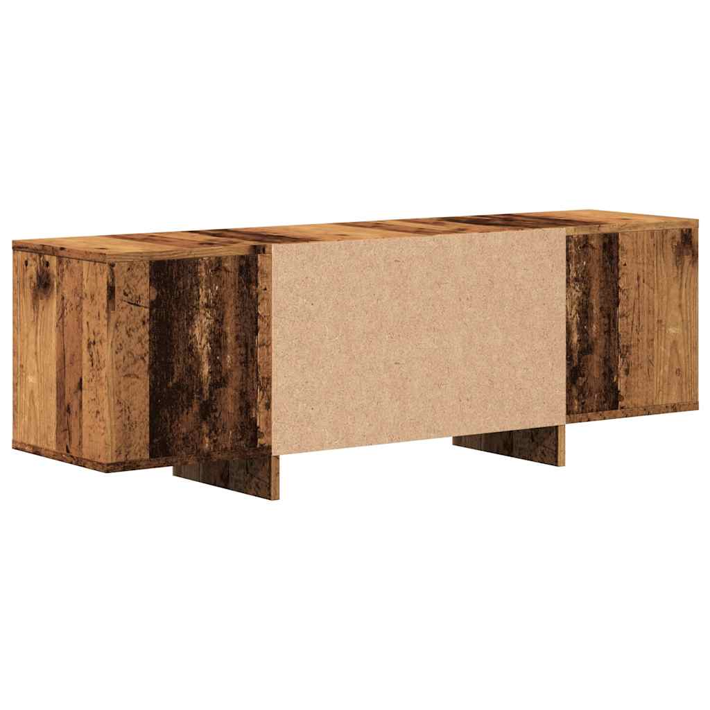 vidaXL Έπιπλο Τηλεόρασης Παλιό Ξύλο 120x30x40,5 εκ. από Μοριοσανίδα