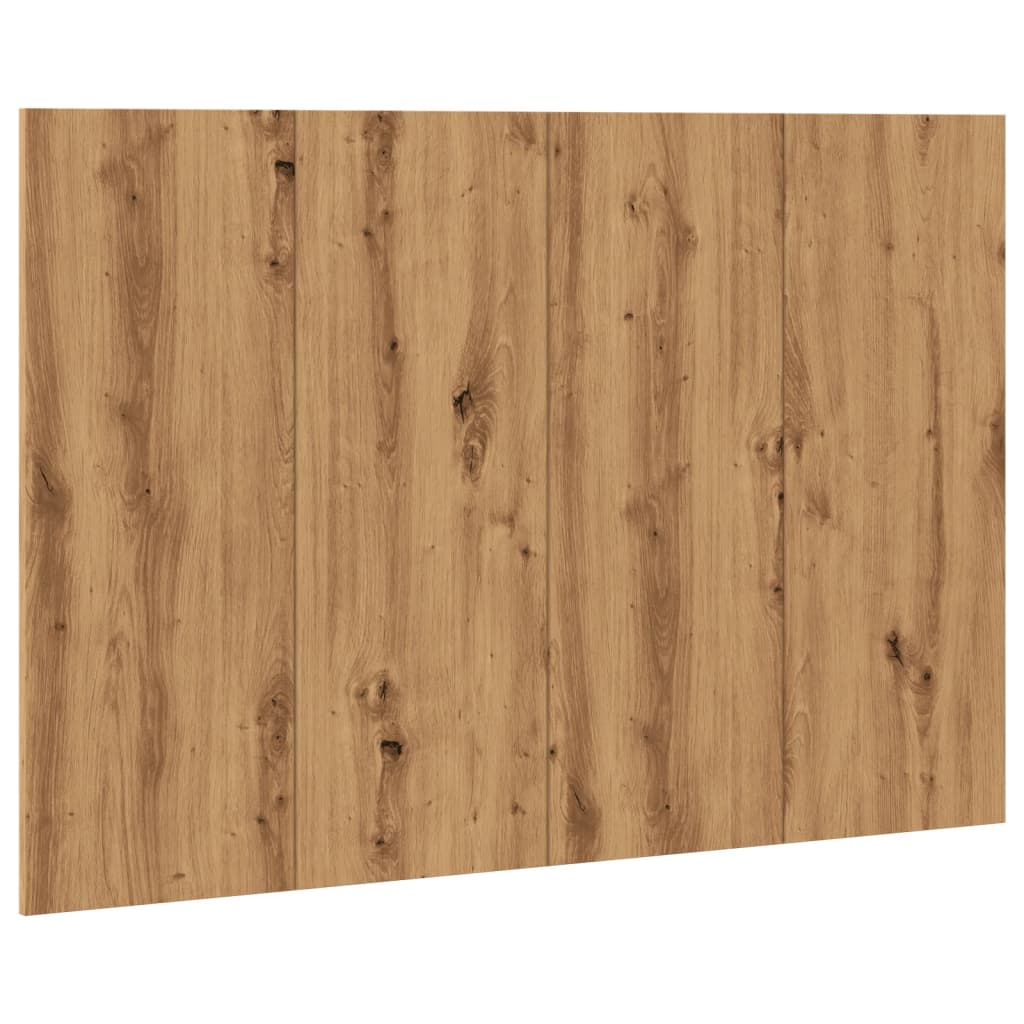 vidaXL Κεφαλάρι κρεβατιού Δρυς τεχνίτης 120x1,5x80 cm