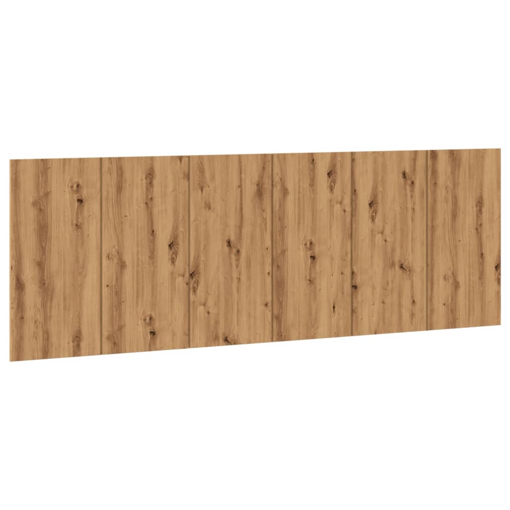 vidaXL Κεφαλάρι Κρεβατιού Αρτισιανή Δρυς 240x1,5x80εκ Επεξεργ. Ξύλο